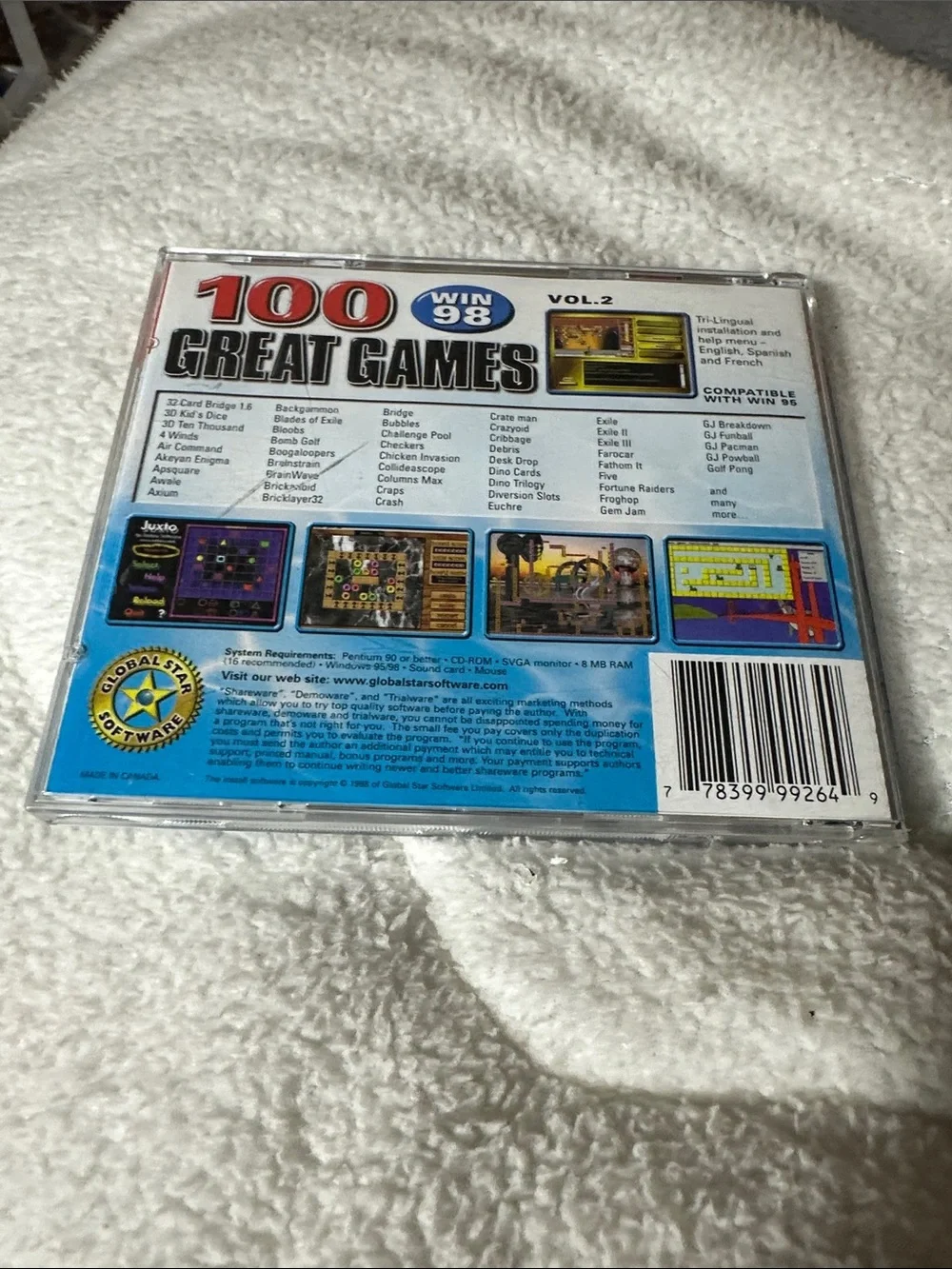 SimCity 4 Deluxe Edition PC Game + 100 Great Games CD-case broken